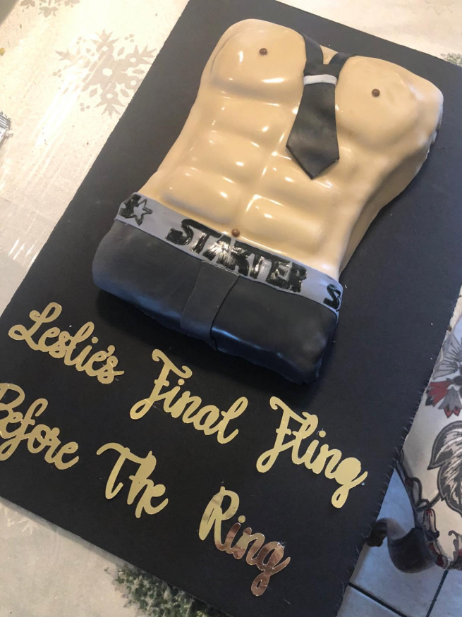 Bachelorette Cake · custom cake by Zugar Coma Zweetz
