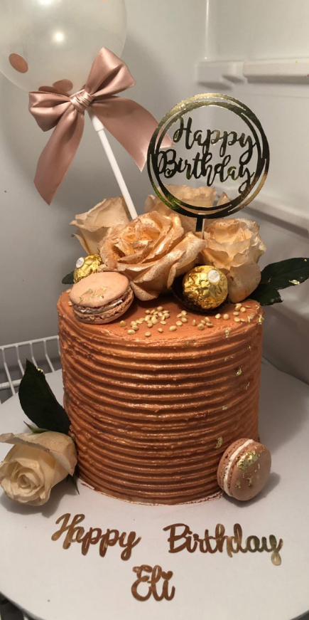 Happy Birthday Cake 2 · custom cake by Zugar Coma Zweetz