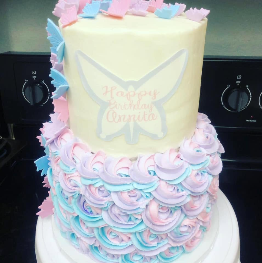 Happy Birthday Cake 4 · custom cake by Zugar Coma Zweetz