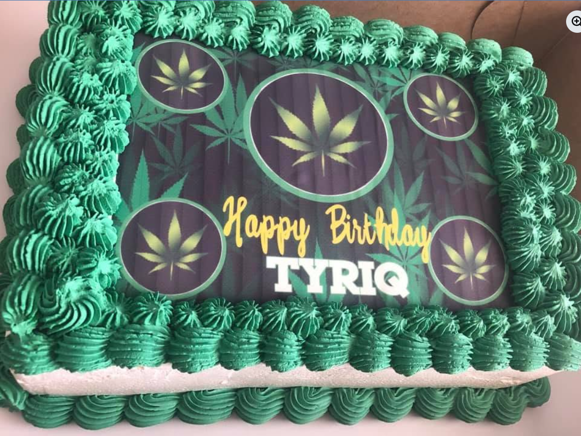 Puff Puff Pass Birthday Cake · custom cake by Zugar Coma Zweetz