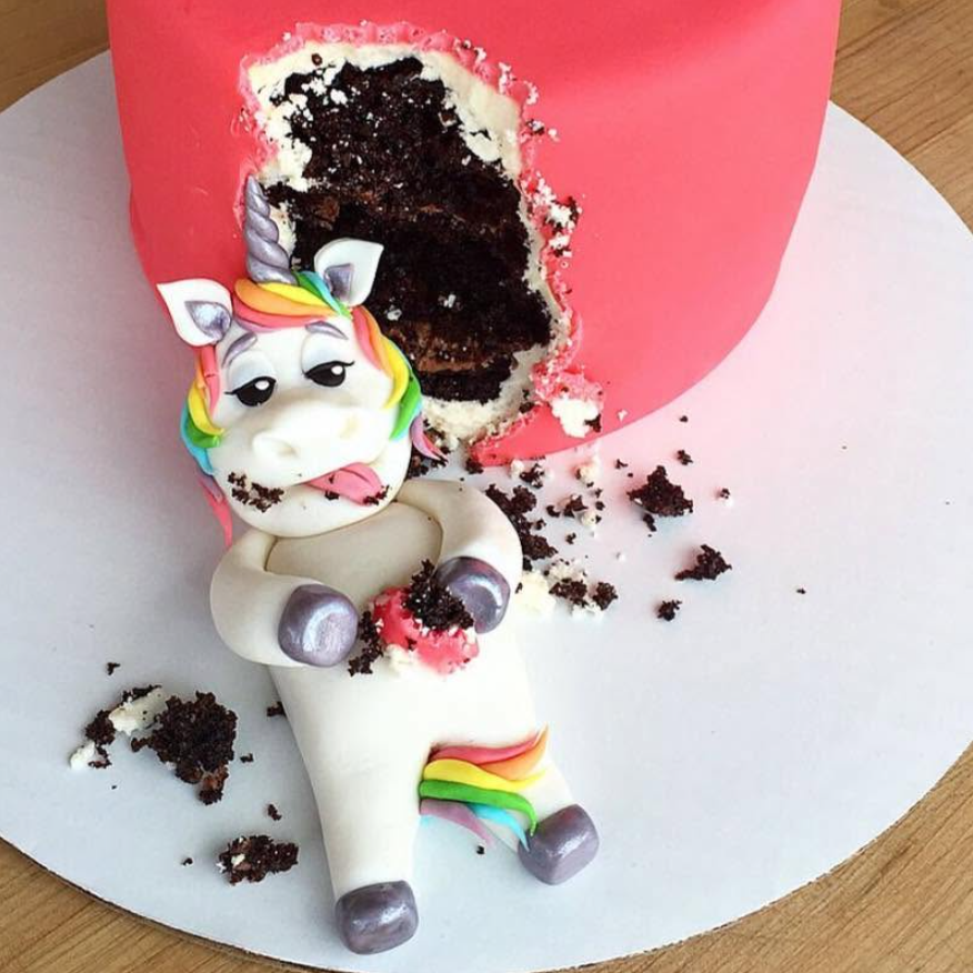 Unicorn Specialty Cake — custom cake by Zugar Coma Zweetz