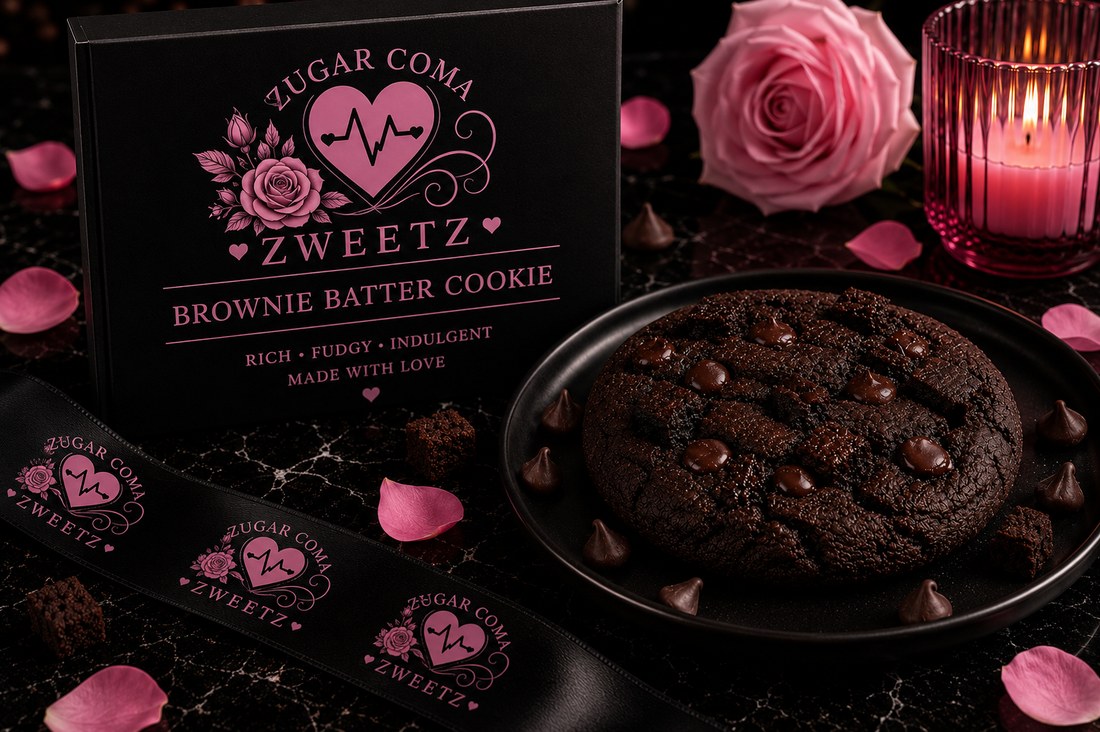 Brownie Batter Cookie — Zugar Coma Zweetz