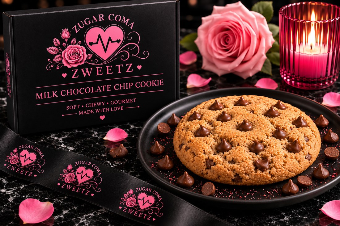 Milk Chocolate Chip Cookie — Zugar Coma Zweetz