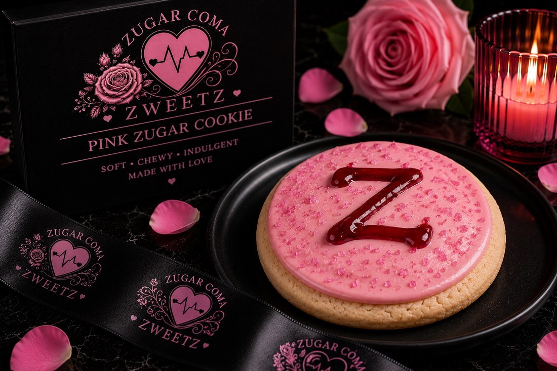 Pink Zugar Cookie — Zugar Coma Zweetz