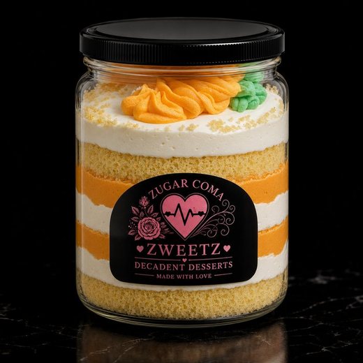 Carroty Decadent Dessert Jar