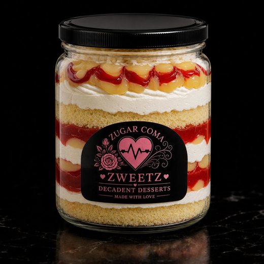 Cherry Lemonade Decadent Dessert Jar