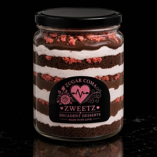 Choco Fresa Decadent Dessert Jar