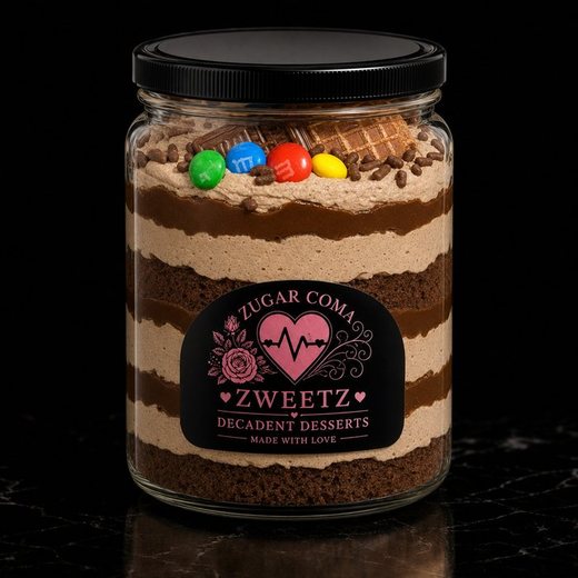 Chocolate Bomb Decadent Dessert Jar