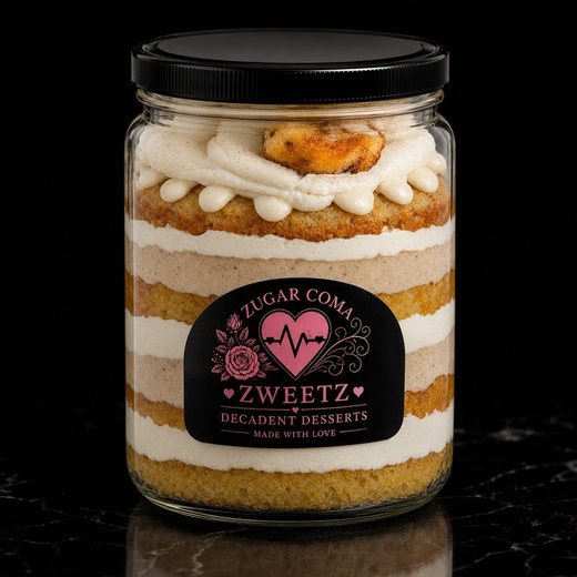 Cinnacup Decadent Dessert Jar