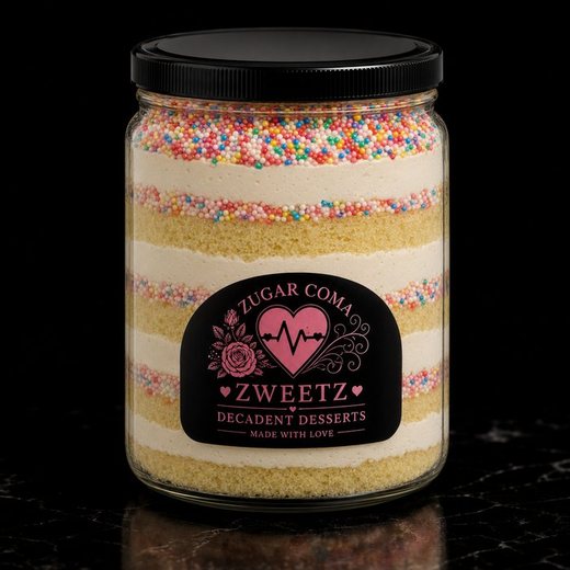 Cortadillo Buttercream Decadent Dessert Jar