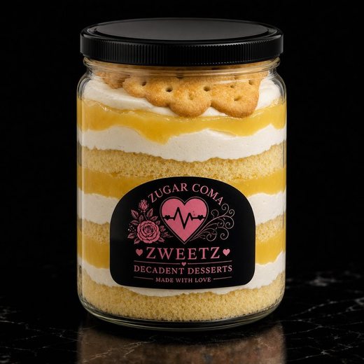 Lemon Limòn Decadent Dessert Jar