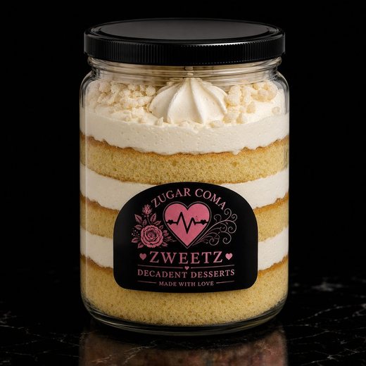 Merengue Drop Decadent Dessert Jar