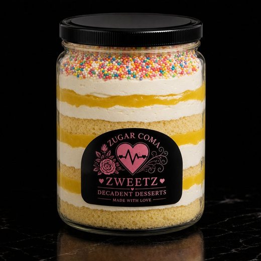 Piña Colada Buttercream Decadent Dessert Jar