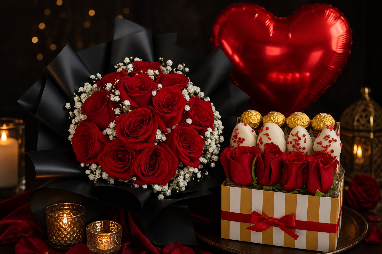 Sweet Hello · Red gift ensemble